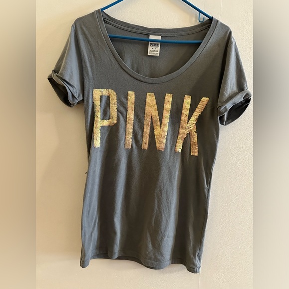 Victoria's Secret PINK gold sequins size medium - Picture 3 of 4